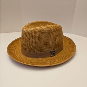 Stylish Tan Fedora Hat for Men
